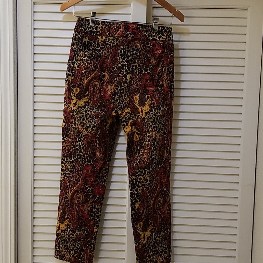 Soft Surroundings Animal Print Pants XS - Picture 3 of 13